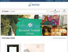 Tablet Screenshot of campusshop.savannahtech.edu